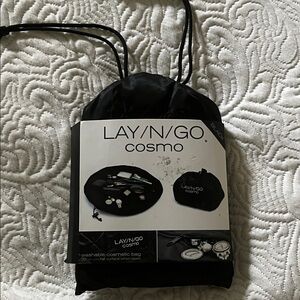 LAY/N/GO Cosmo Black Washable Cosmetic Pouch